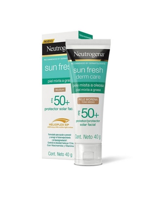 Protector solar FPS 50 Piel morena Neutrogena Sun Fresh