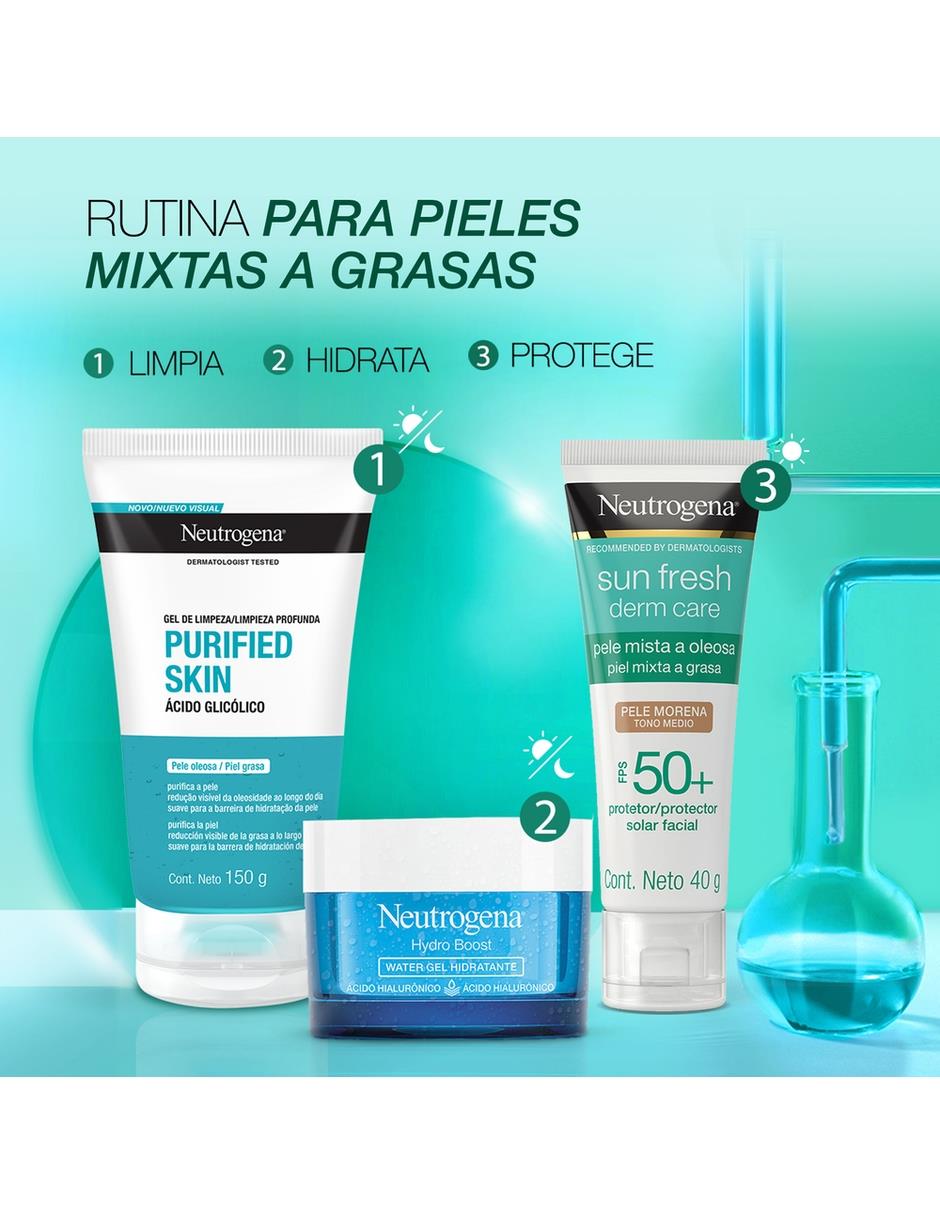 Protector solar FPS 50 Piel morena Neutrogena Sun Fresh