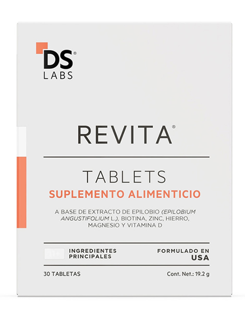 Revita con epilobio, biotina, zinc, hierro, magnesio y vitamina d