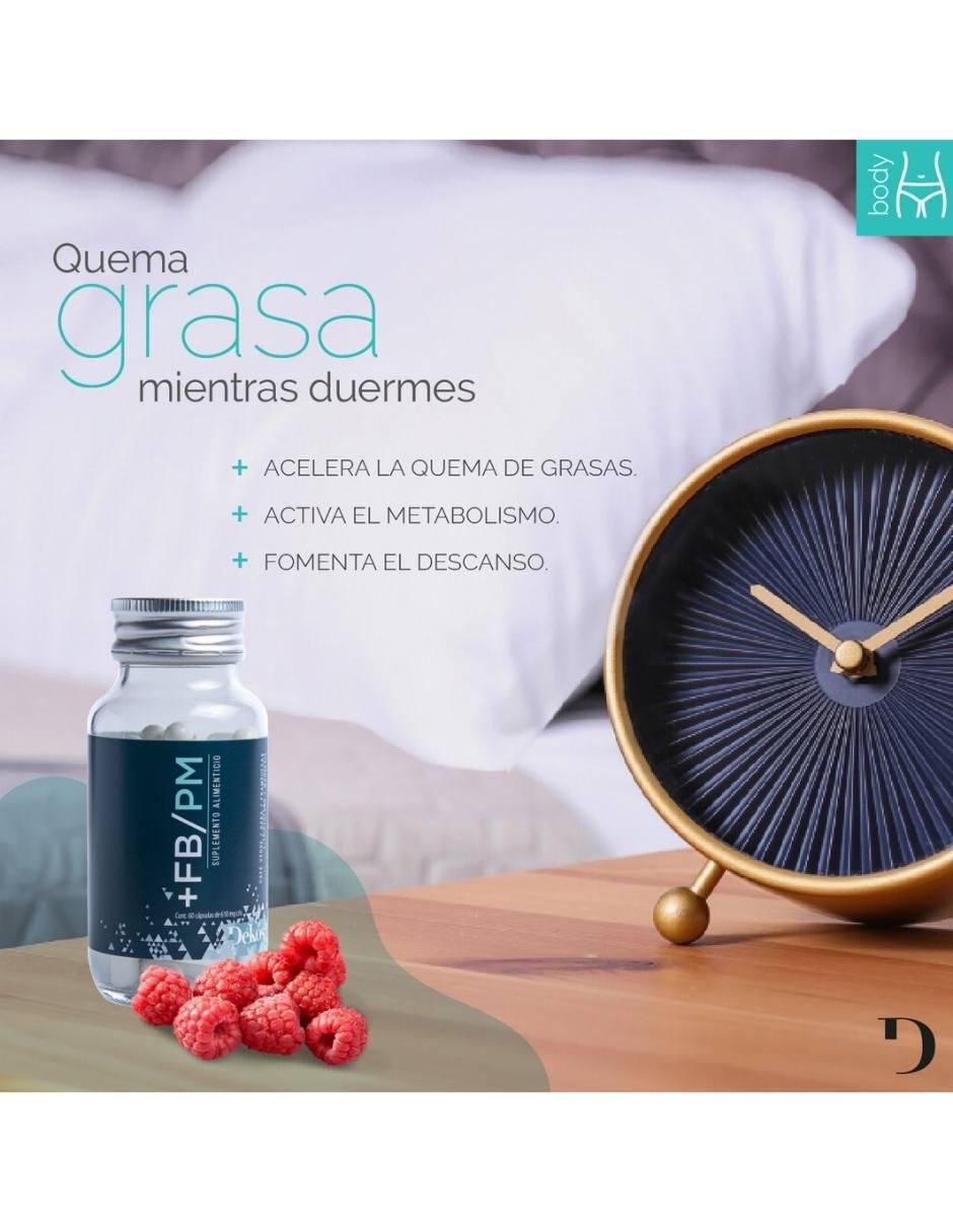 Tone & Burn CLL+FB PM con café verde sabor natural de 60 cápsulas