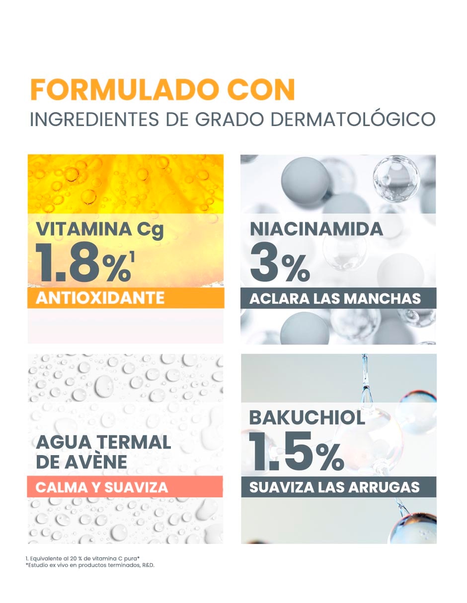 Sérum antioxidante facial Vitamin Activ Cg Avène todo tipo piel 11