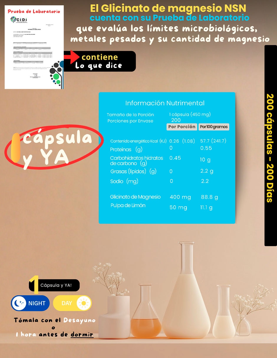 Glicinato de magnesio 6