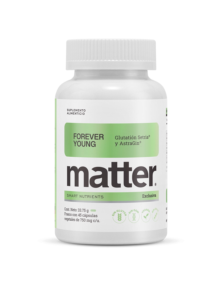 Forever Young Matter con glutatión, omega 3 de 30 cápsulas