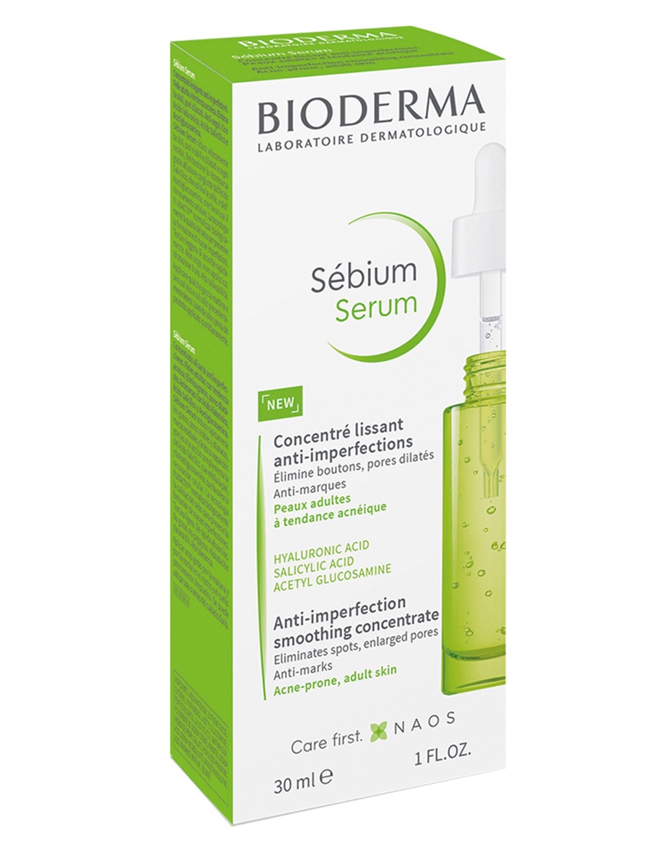 Sérum antiacné facial Bioderma Sébium Bioderma de piel mixta y grasa