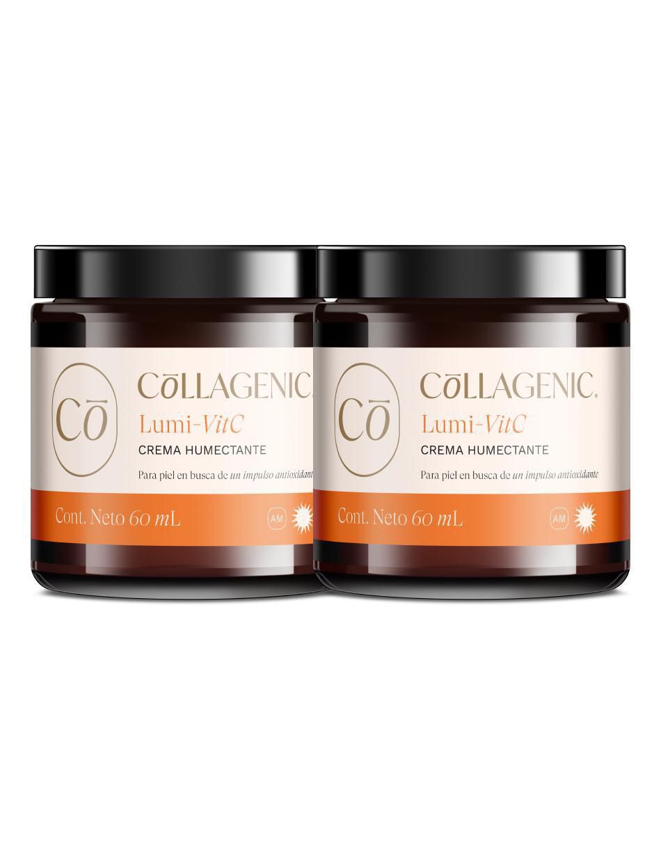 Set de crema facial recomendada para aclarar de noche Collagenic Premium para todo tipo piel