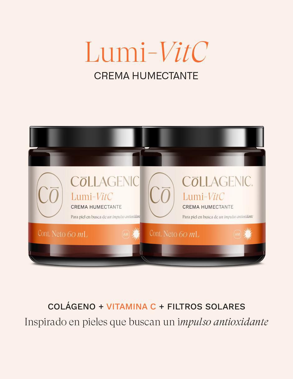 Set de crema facial recomendada para aclarar de noche Collagenic Premium para todo tipo piel