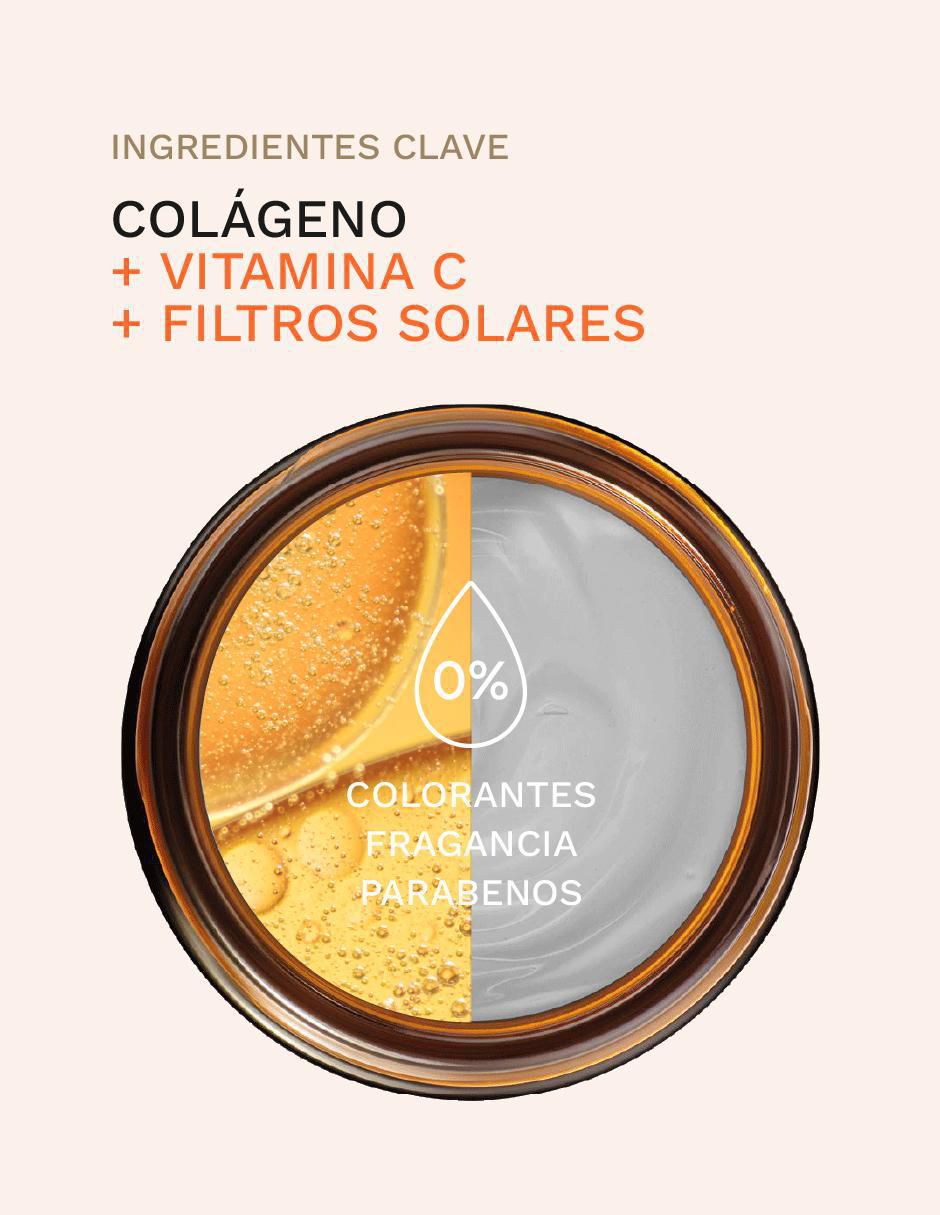 Set de crema facial recomendada para aclarar de noche Collagenic Premium para todo tipo piel