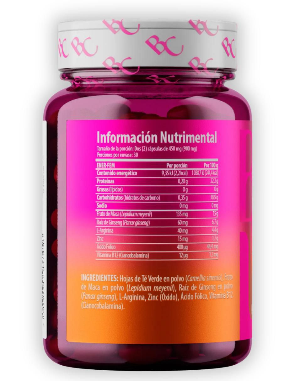 Belacaps Vitamina B12 + L-Arginina Solanum de 60 cápsulas