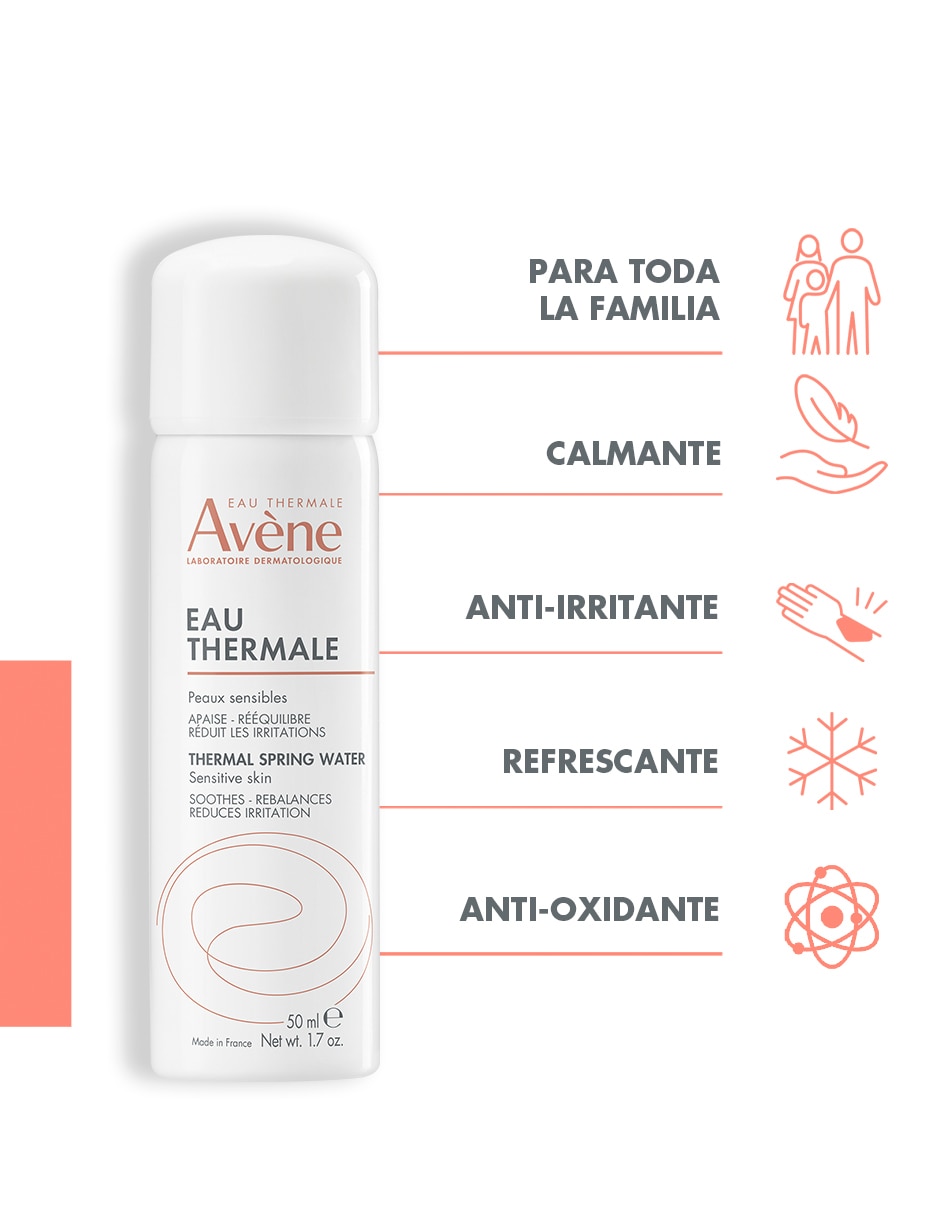Loción cara y cuerpo calmante Avène agua termal