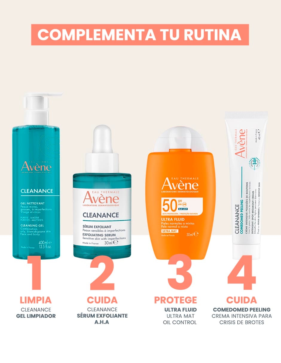 Limpiador facial Gel Cleanance para acné 11