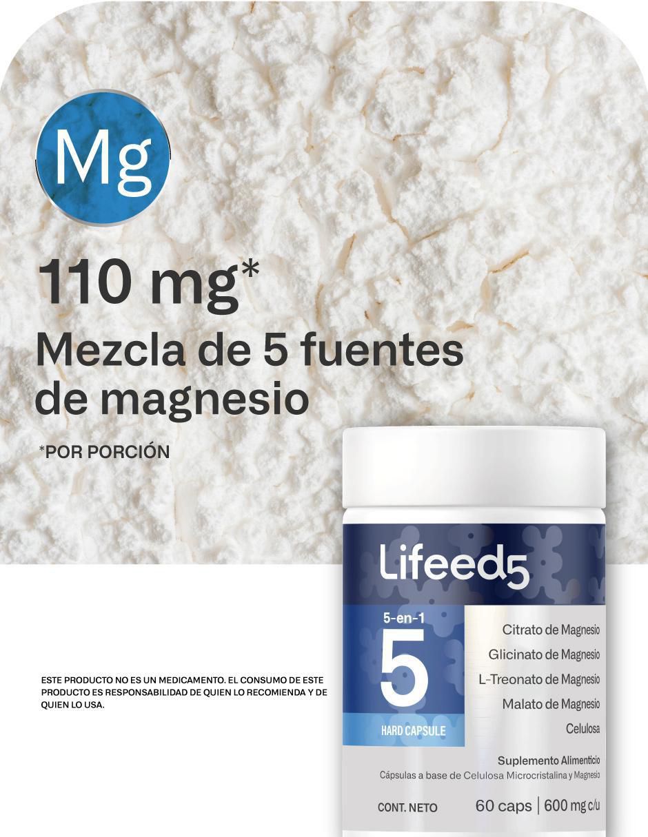 Lifeed5 con magnesio Lifeed5 con magnesio