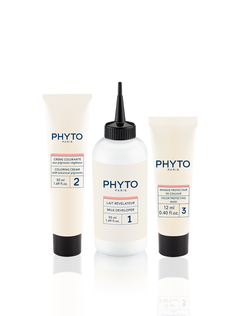 Tinte para cabello Coloration Permanente Botanical Pigments tono 5.5 Castaño claro caoba 4