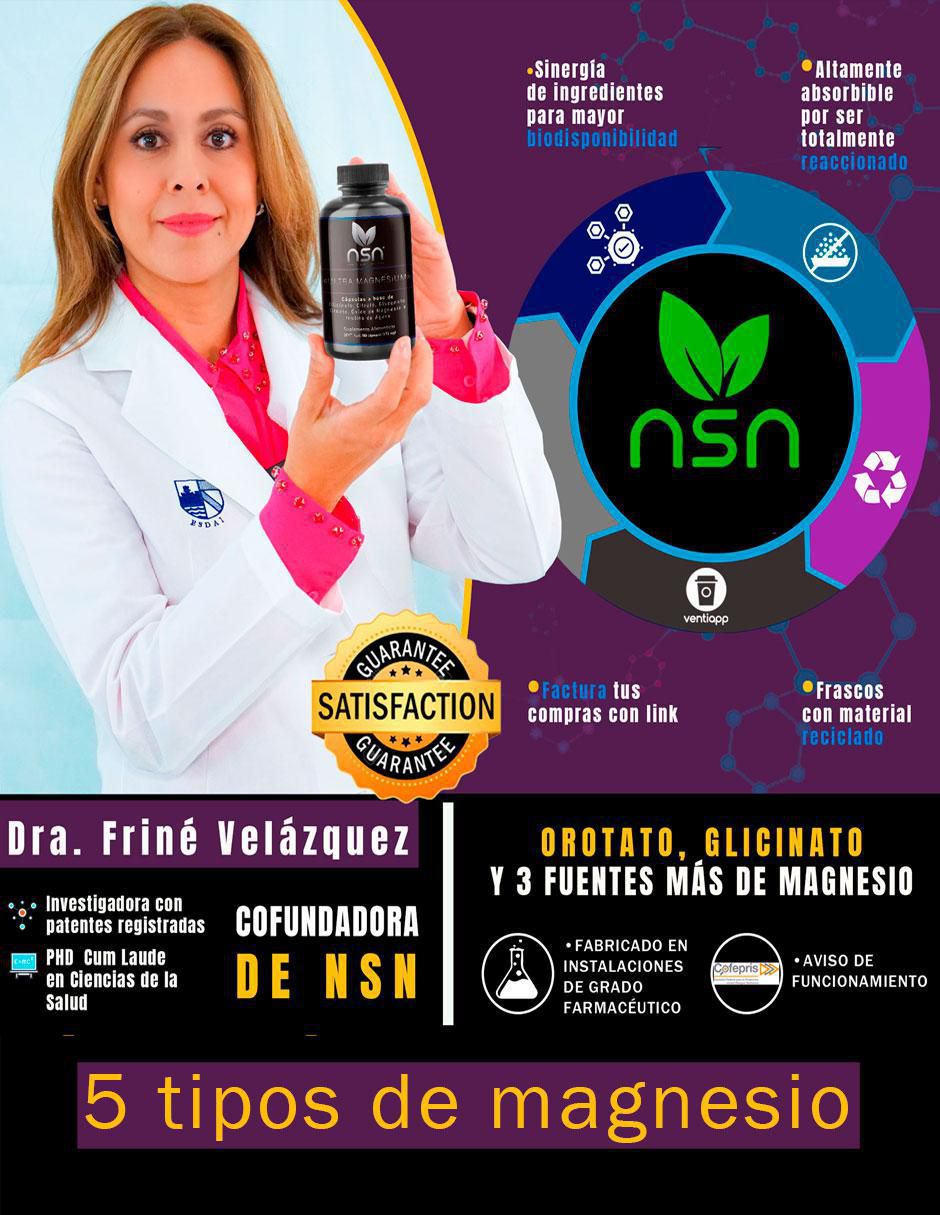 Ultra Magnesio con magnesio de 100 cápsulas