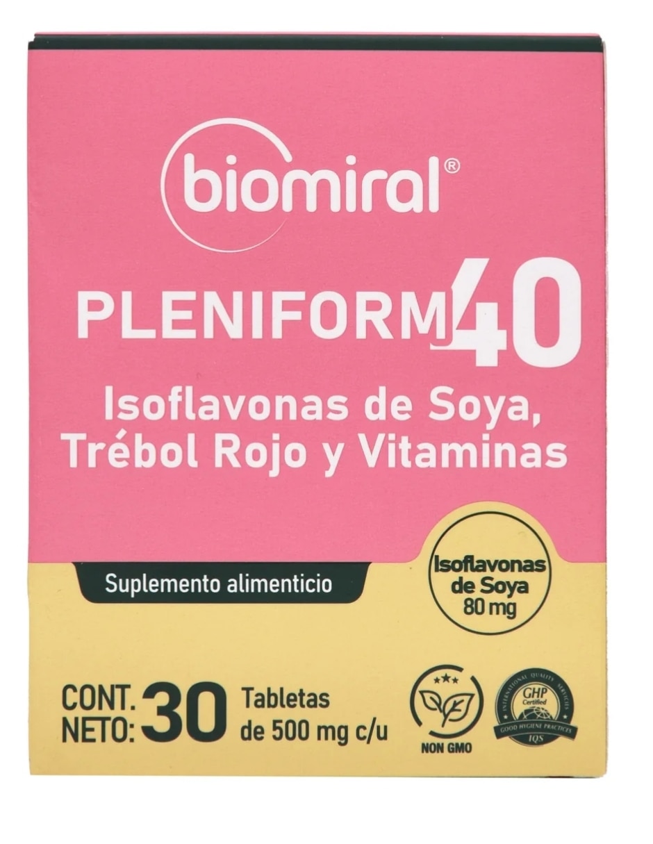 Pleniform 40 con isoflavonas de 30 tabletas