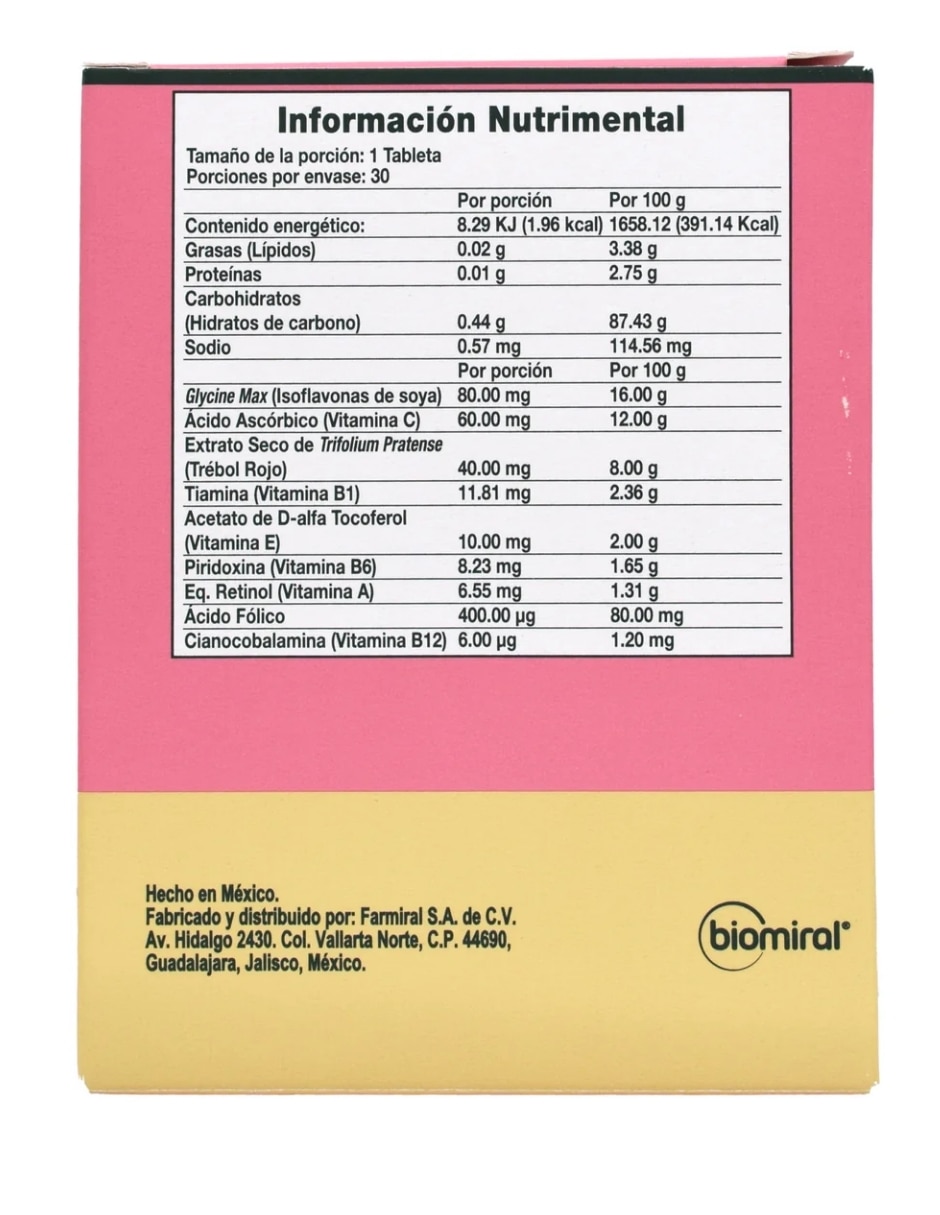 Pleniform 40 con isoflavonas de 30 tabletas