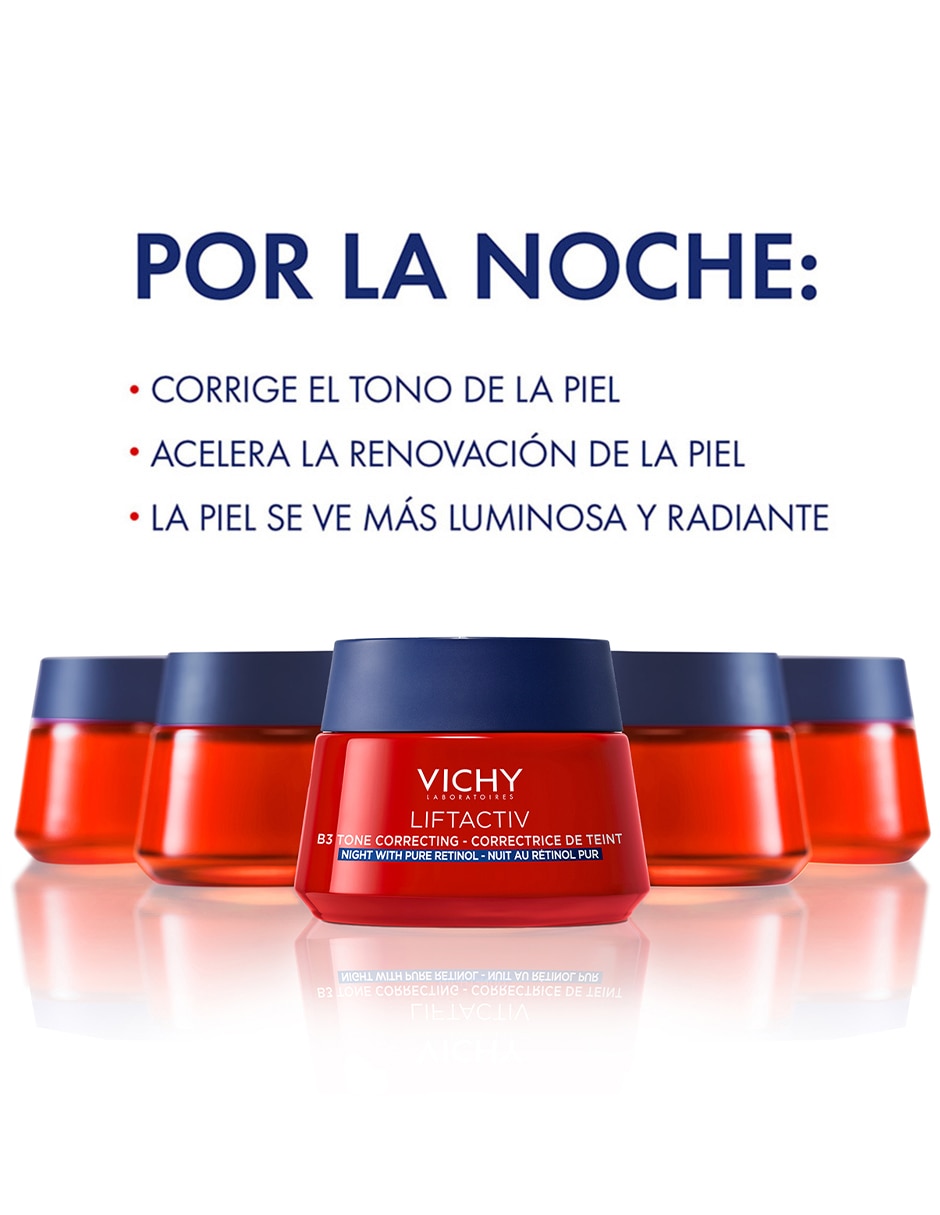 Crema facial recomendada para prevenir signos de la edad de noche Collagen Specialist Vichy Liftactiv todo tipo piel