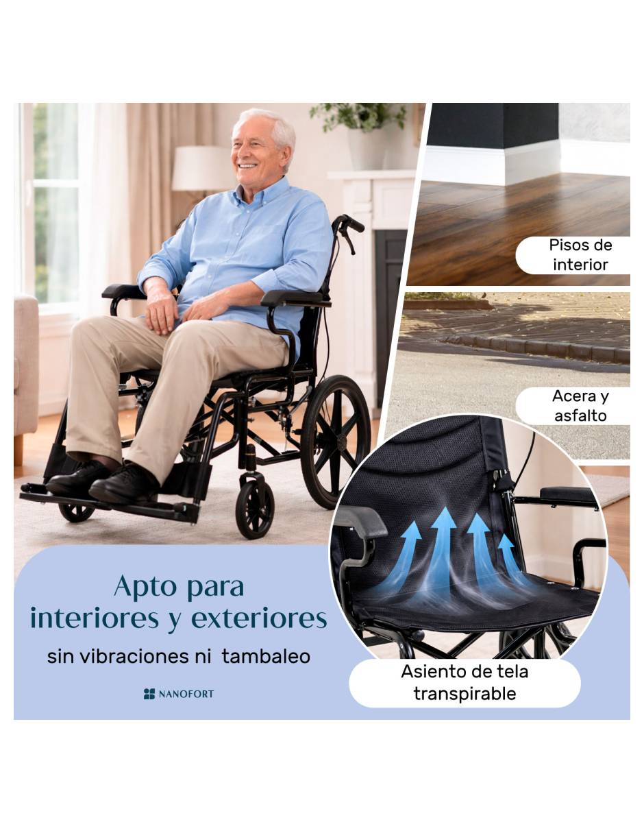 Silla de ruedas Nanofort MKZ-SILLARUEPLEN