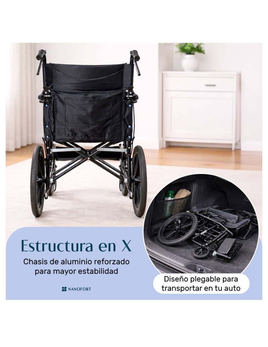 Silla de ruedas Nanofort MKZ-SILLARUEPLEN