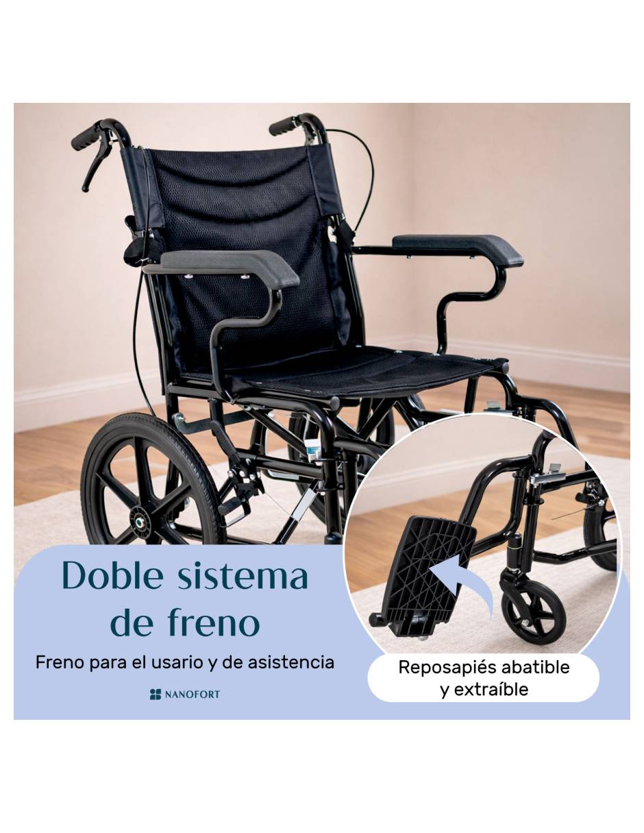 Silla de ruedas Nanofort MKZ-SILLARUEPLEN