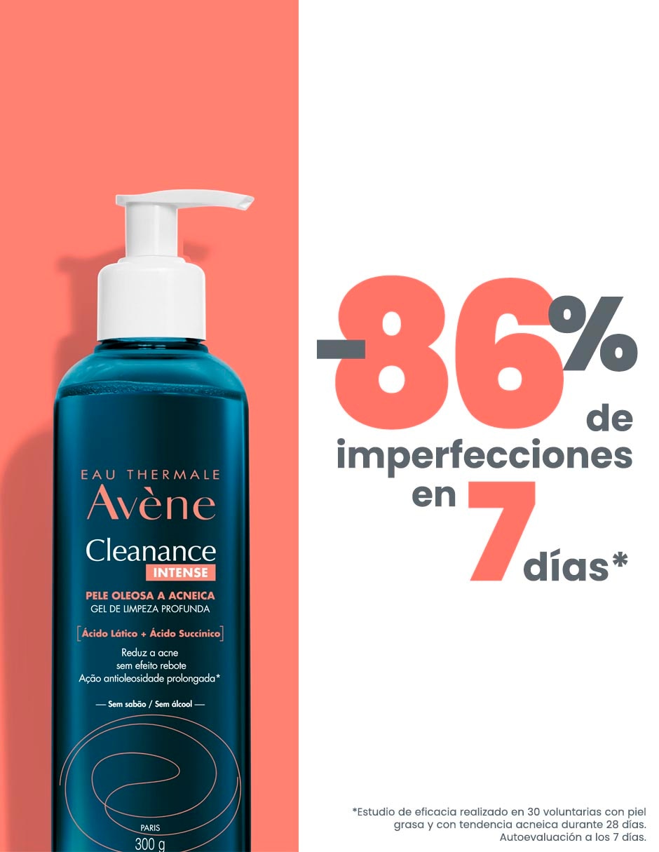 Limpiador facial Avène, Cleanance Intense Gel Limpieza Profunda, 400 gr Avène Cleanance para acné 8
