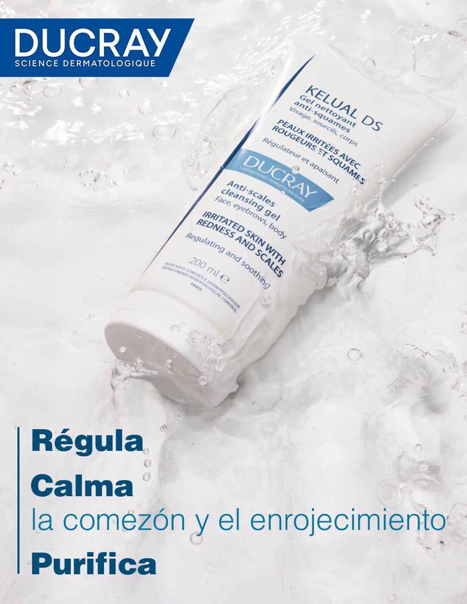 Limpiador rostro y cuerpo gel limpiador Kelual ds espumoso piel con escamas 200 ml para calmar la piel 9
