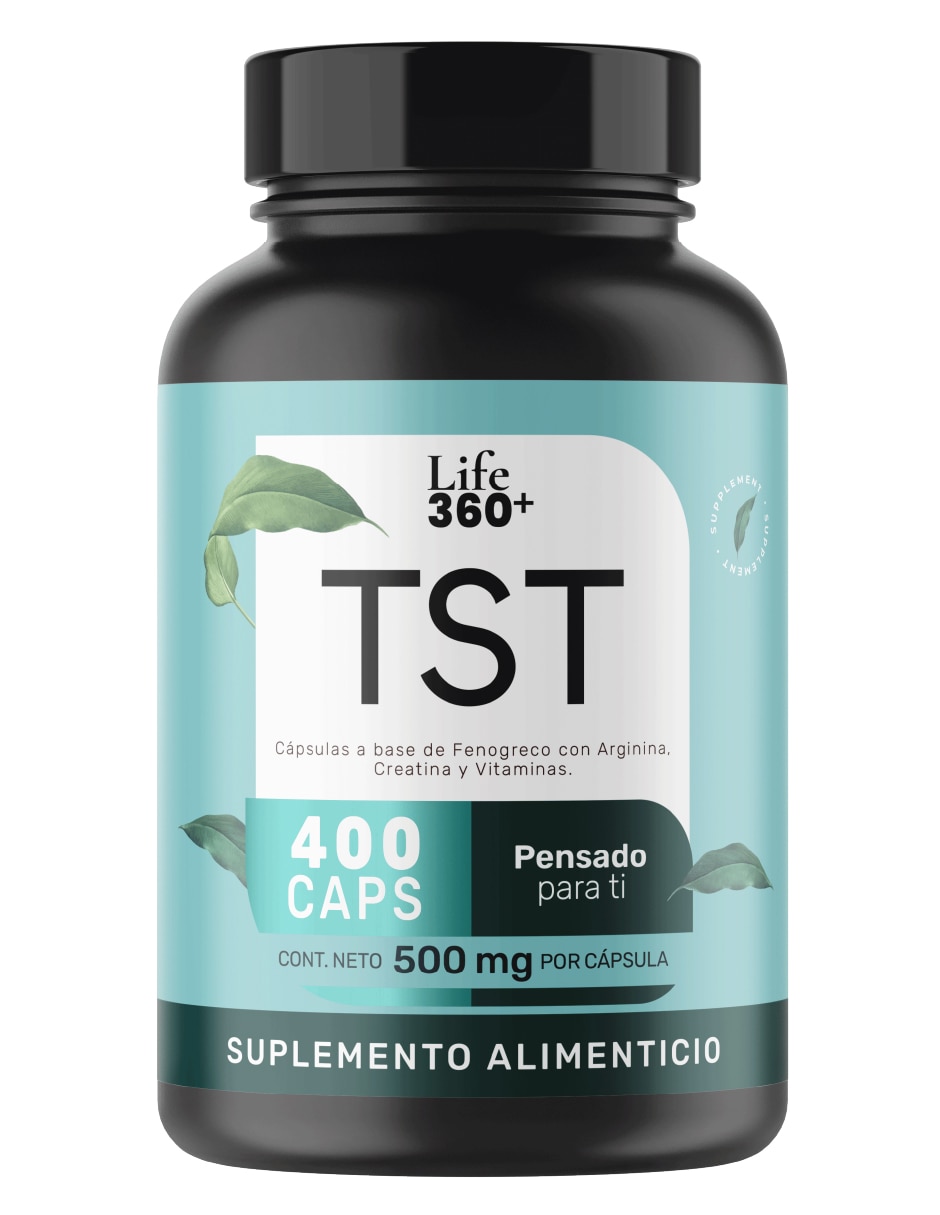 TST: Creatina + Vitaminas + Fenogreco + L-Arginina + Zinc 400 cápsulas 1