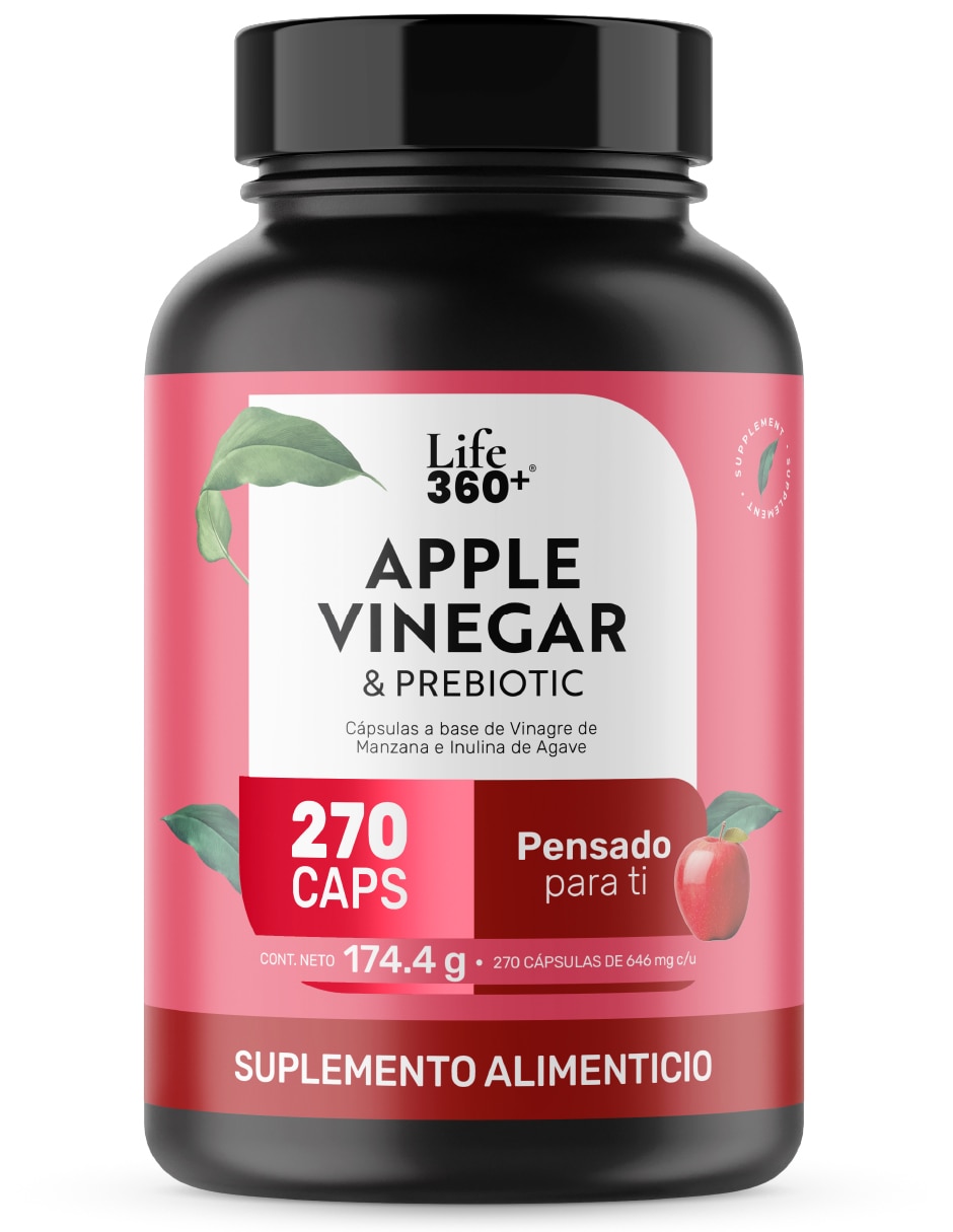 Apple Vinegar & Prebiotic: Cápsulas a base Vinagre de Manzana e inulina de agave 1