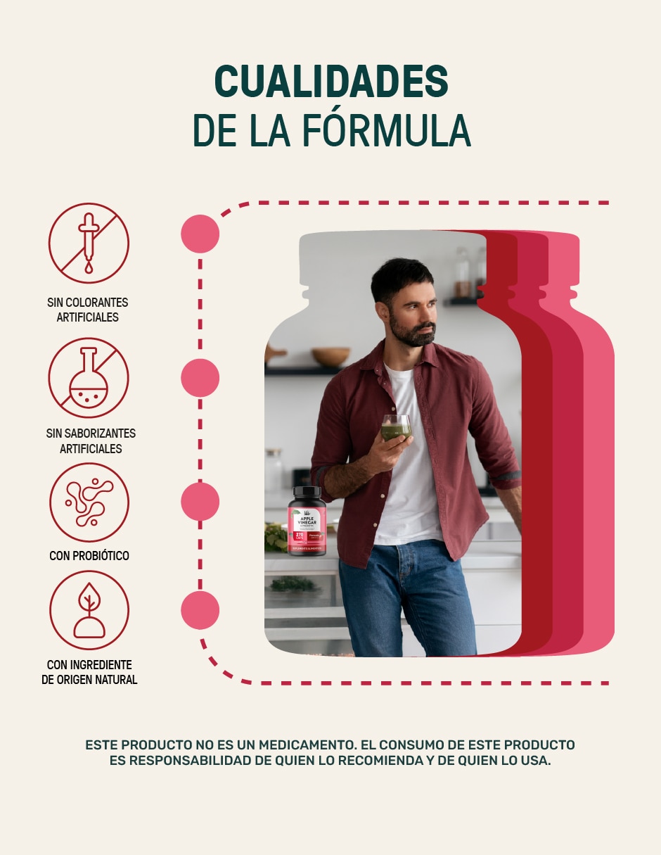 Apple Vinegar & Prebiotic: Cápsulas a base Vinagre de Manzana e inulina de agave 6