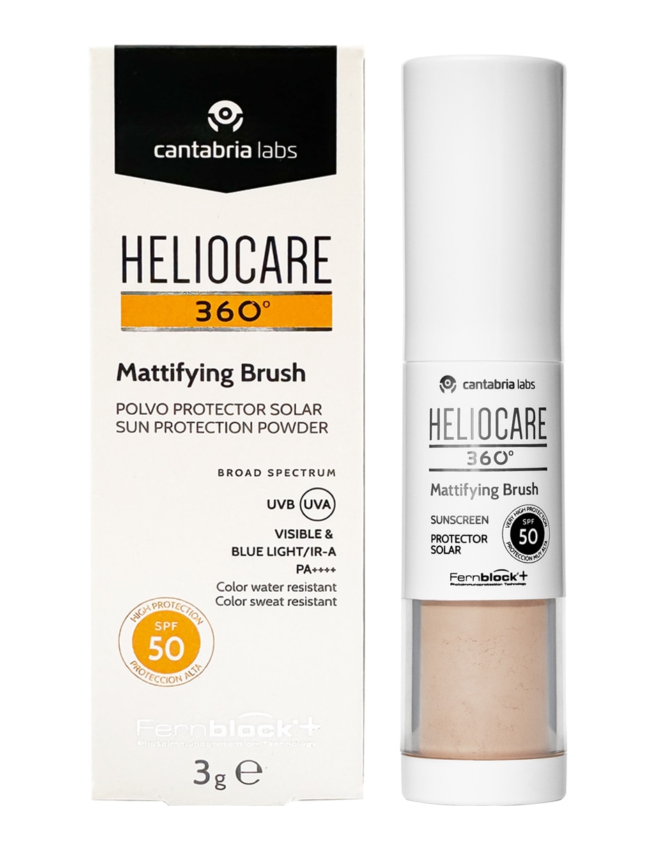 Protector solar FPS 50 Mattifying Brush Heliocare 360° 3 g