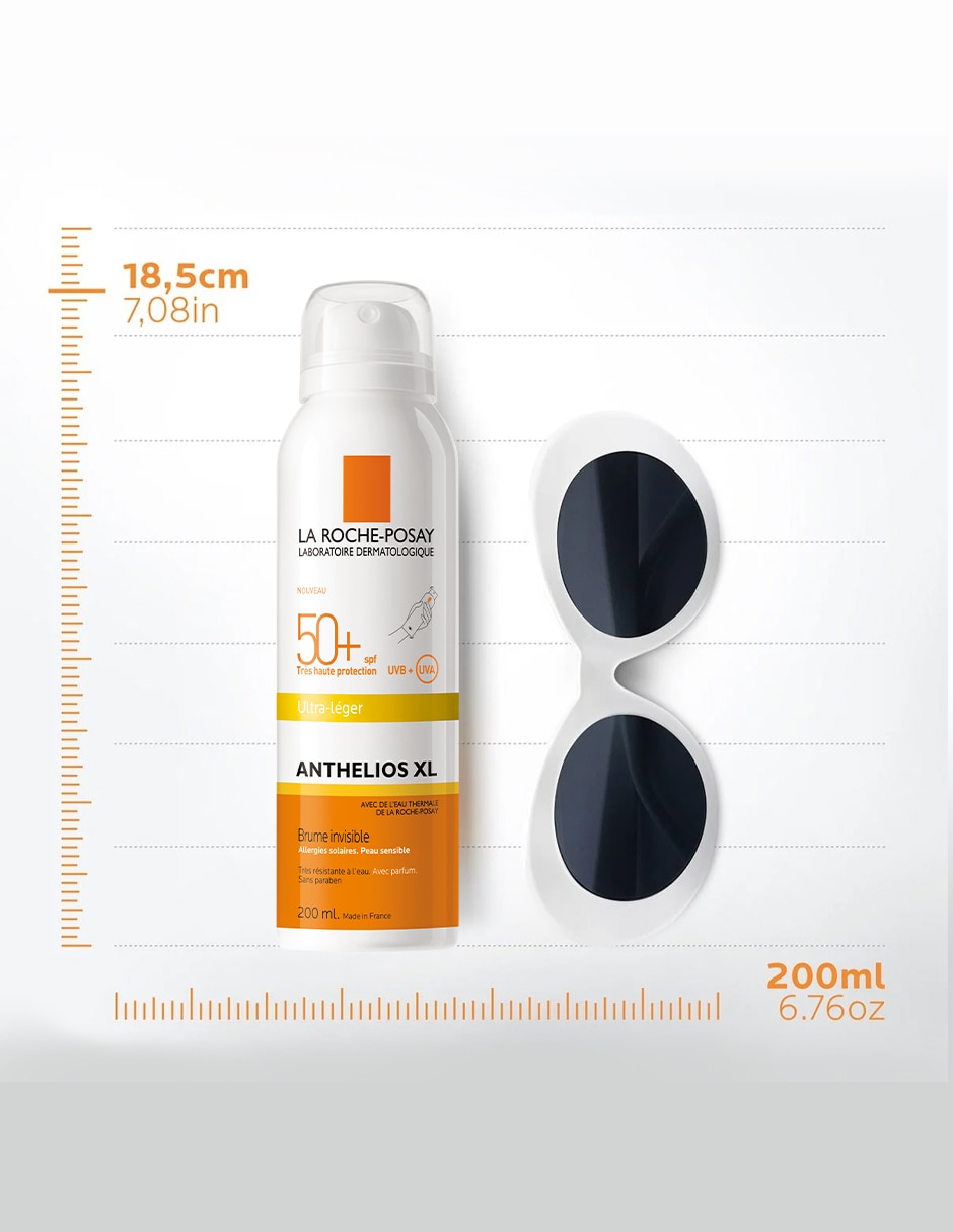 Protector solar FPS 50 Anthelios 200 ml 9