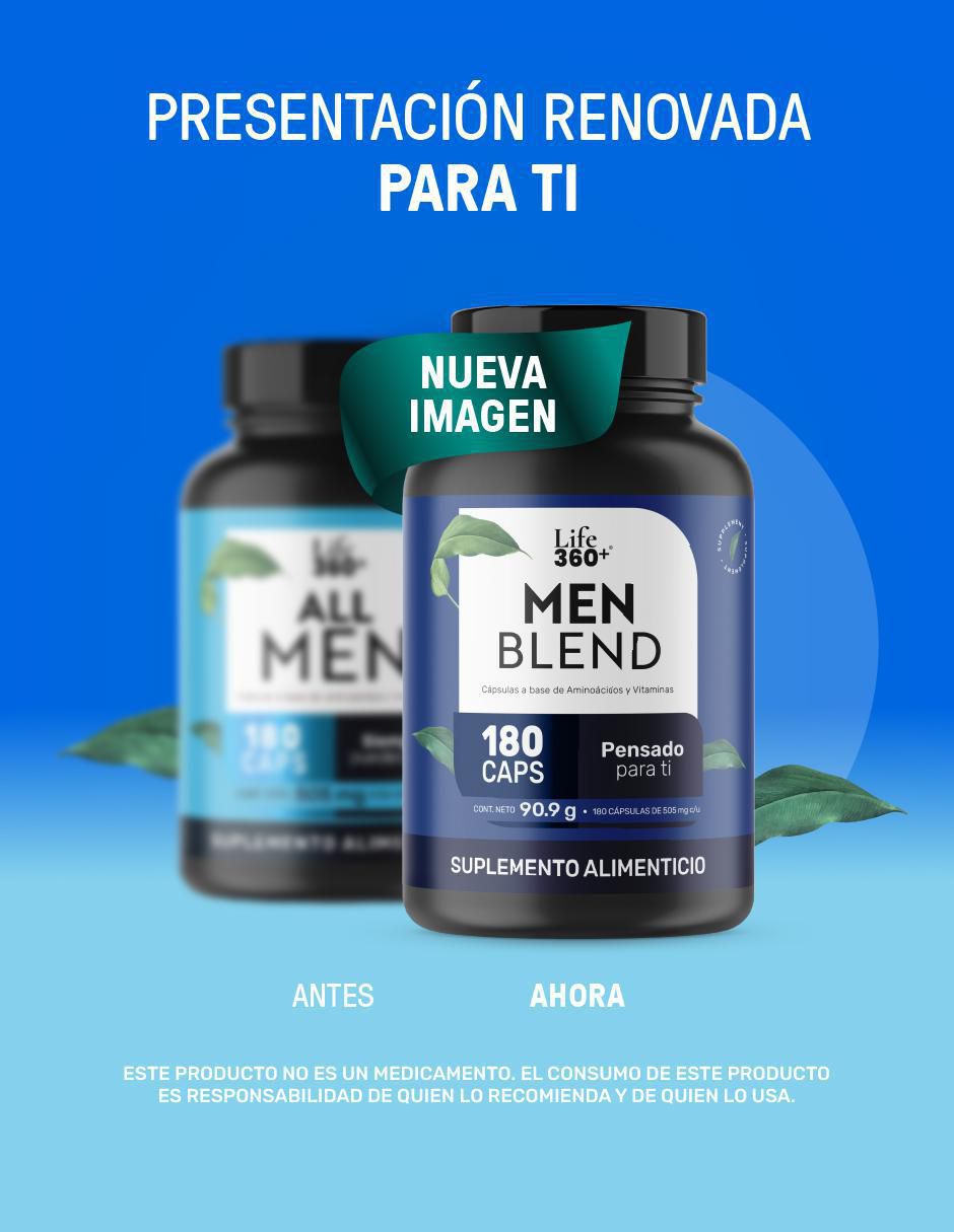 Multivitamínico para hombre con creatina + vitaminas y aminoácidos 180 cápsulas 3