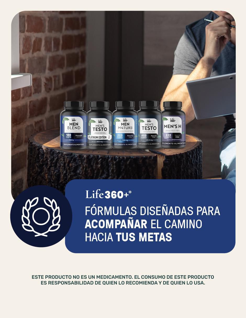 Multivitamínico para hombre con creatina + vitaminas y aminoácidos 180 cápsulas 8