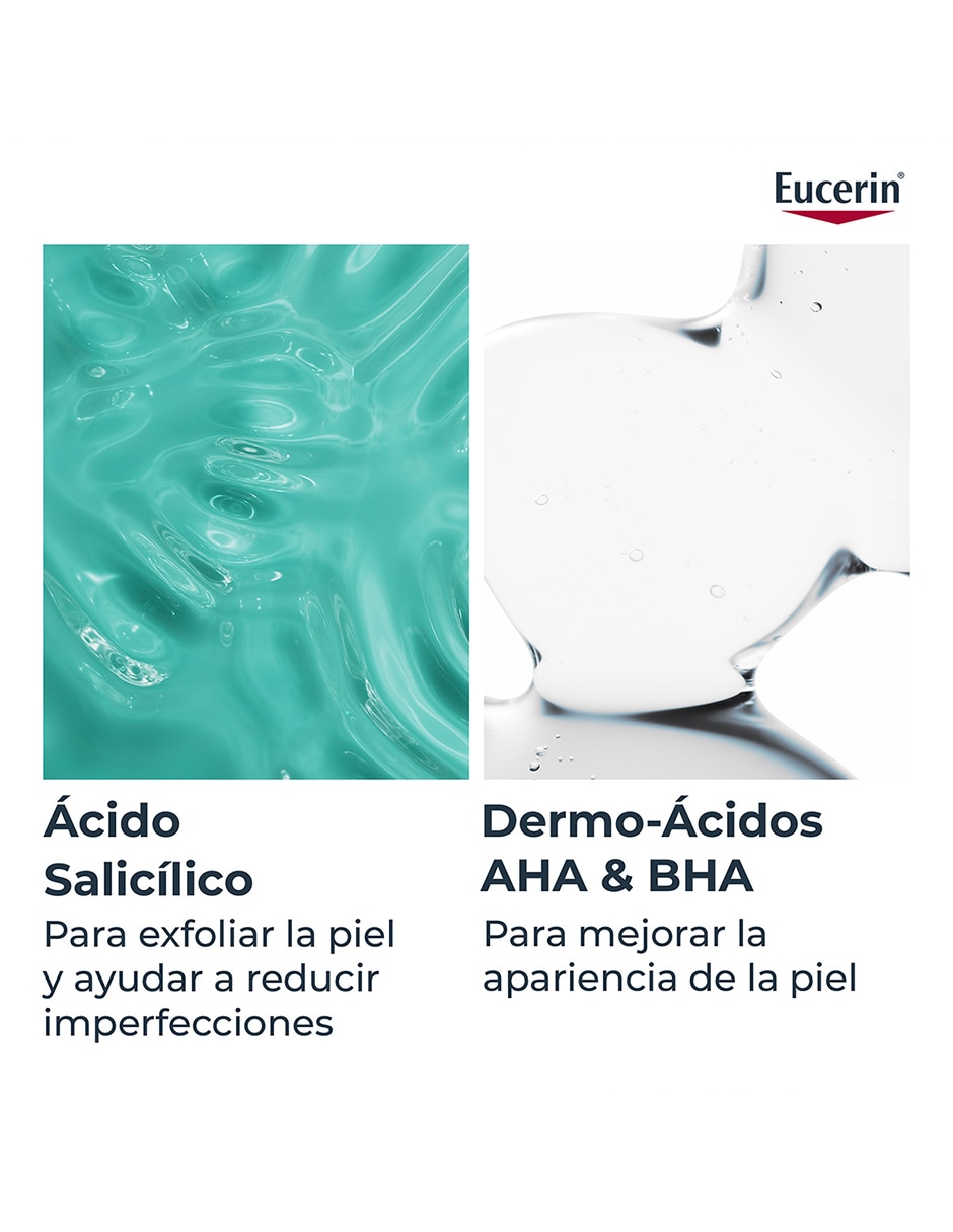 Gel para rostro y cuerpo limpiador oil control eucerin dermo pure