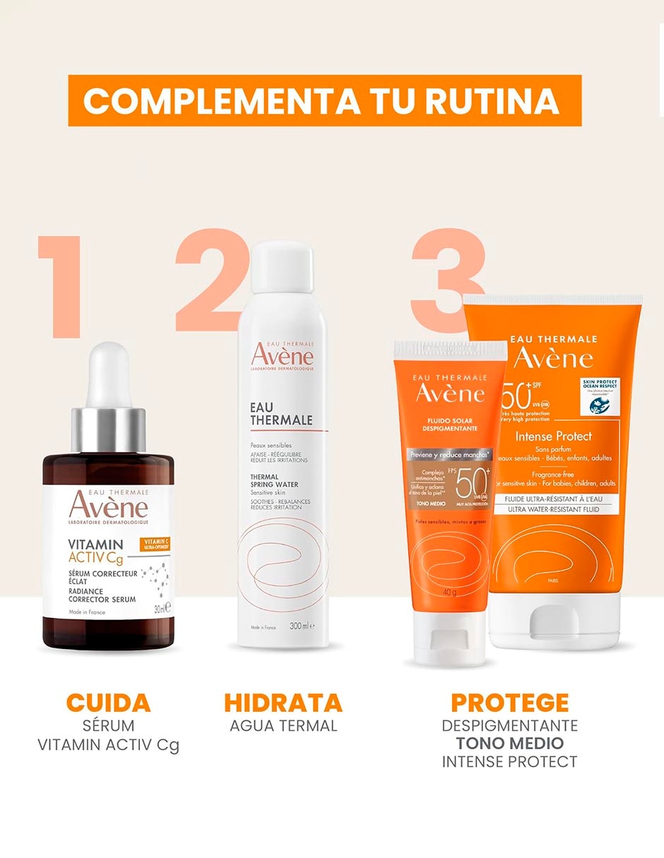 Protector solar FPS 50 Fluido despigmentante Avène 40 g