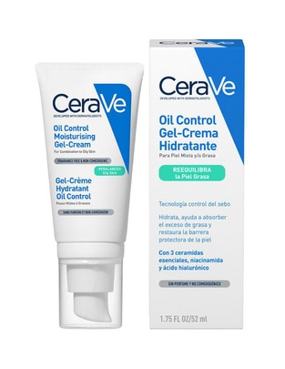 Crema facial recomendada para matificar e hidratar de día y noche Gel-Crema Oil Control para piel mixta y grasa 1