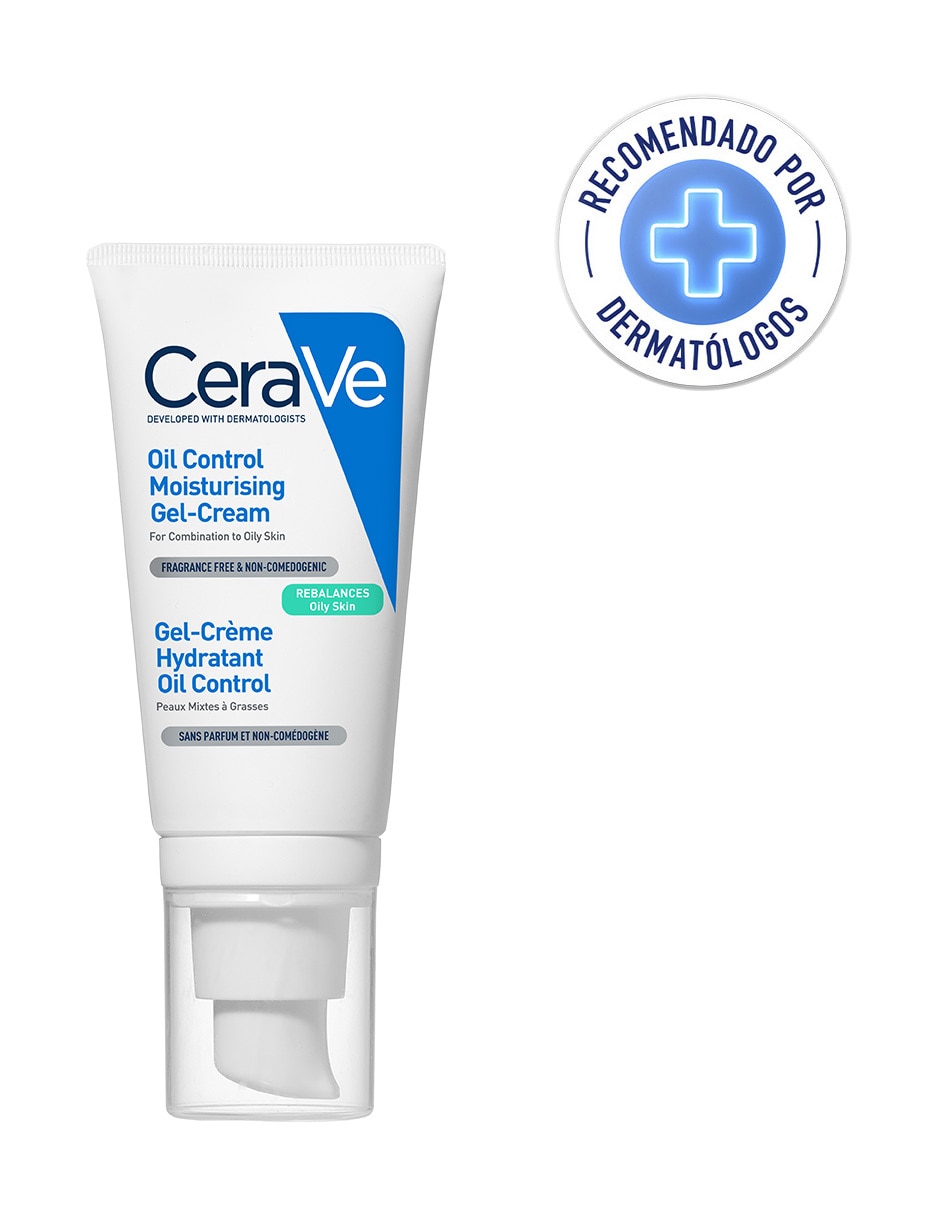 Crema facial recomendada para matificar e hidratar de día y noche Gel-Crema Oil Control para piel mixta y grasa 9