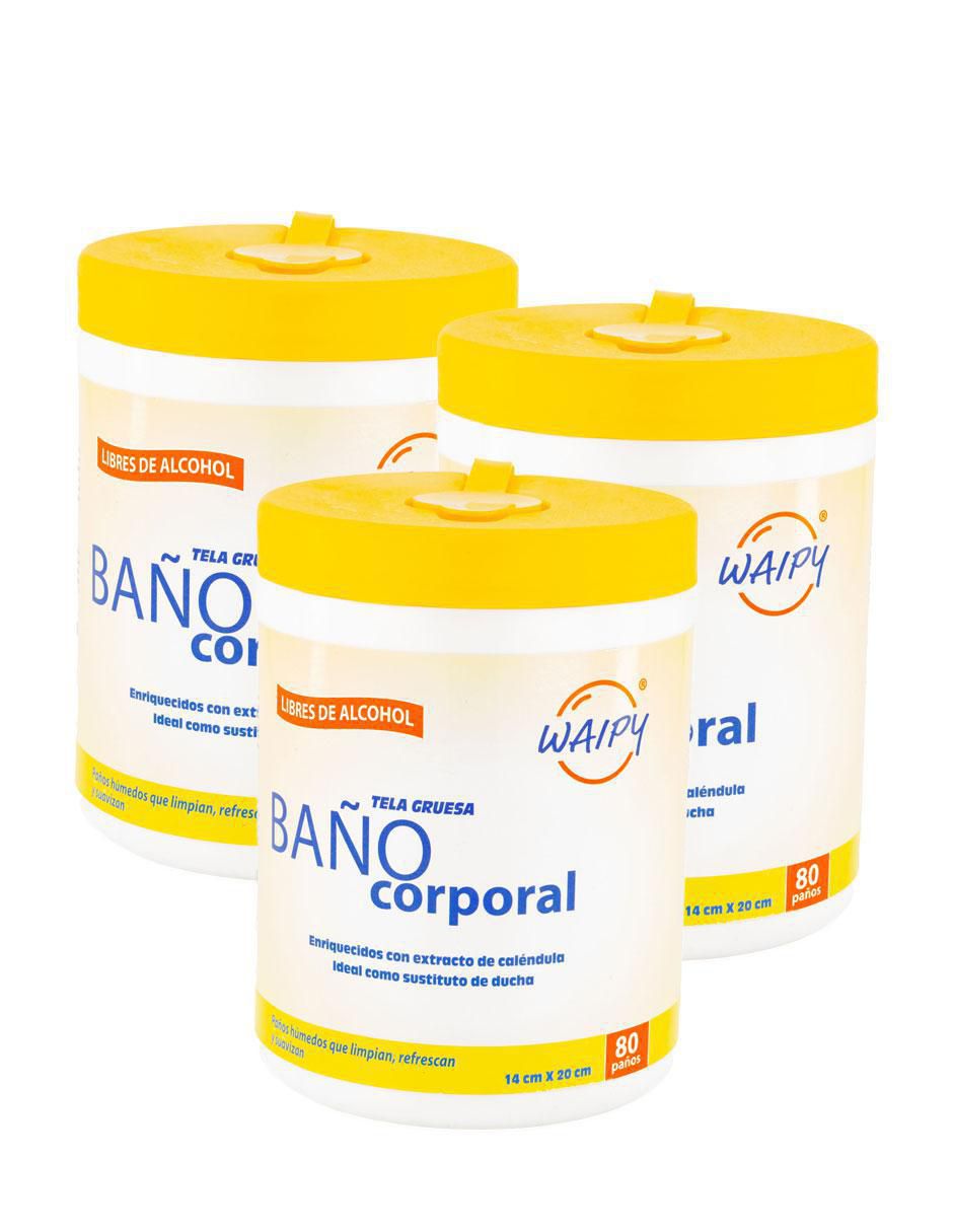 Set de toallas húmedas Waipy 3 piezas