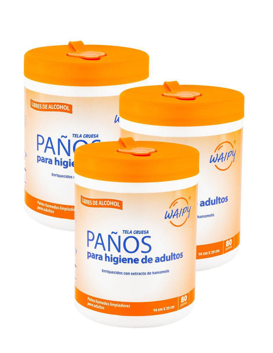 Set de toallas húmedas Waipy 3 piezas