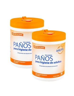 Set de toallas húmedas Waipy 2 piezas
