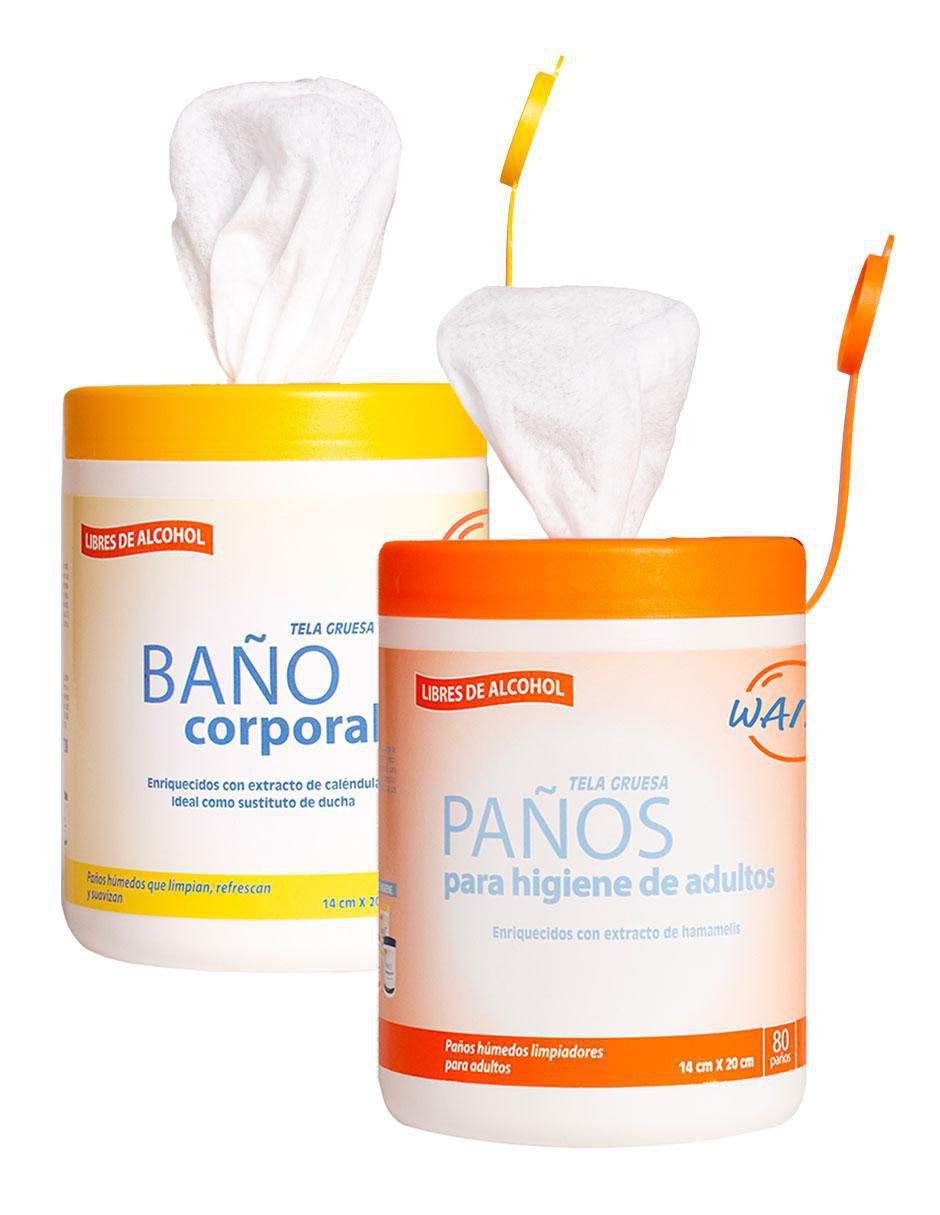 Set de toallas húmedas 2 piezas