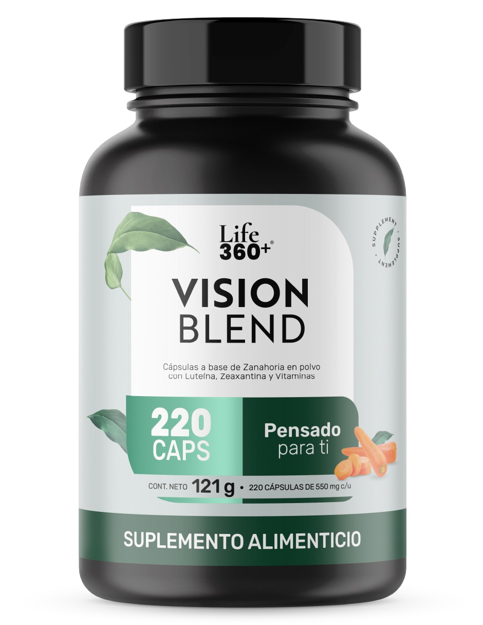 Vision Blend Life360+ con luteina de 220 cápsulas