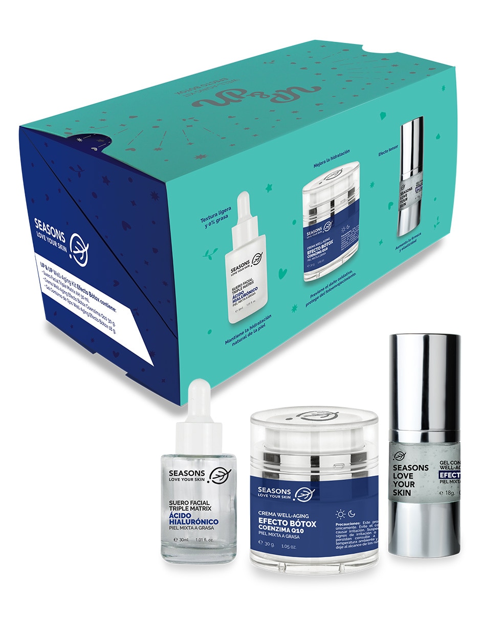 Kit tratamiento facial reafirmante antiedad 7