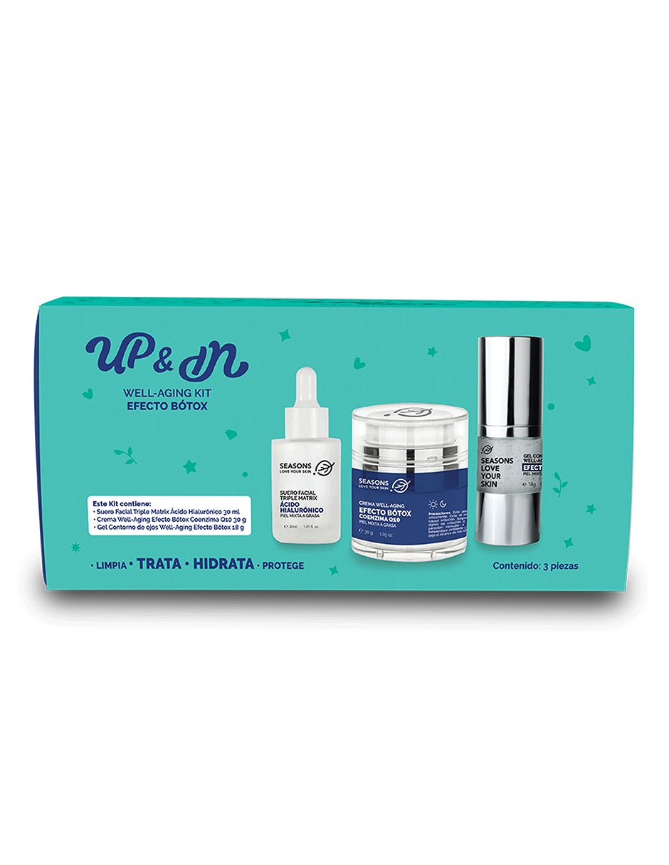 Kit tratamiento facial reafirmante antiedad 8