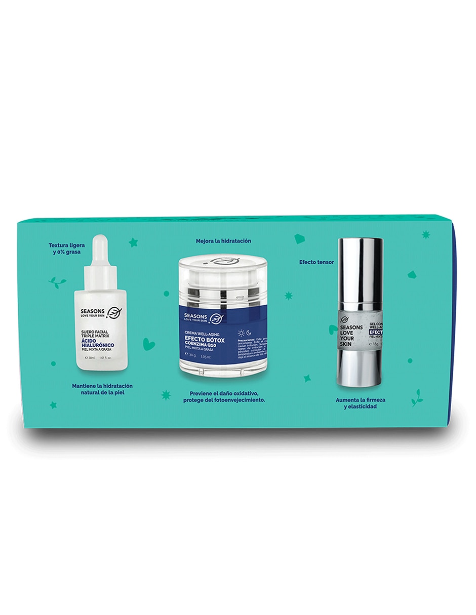 Kit tratamiento facial reafirmante antiedad 9