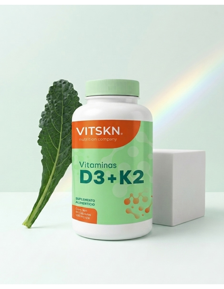 Suplementos alimenticios vitamina D3 y K2 3