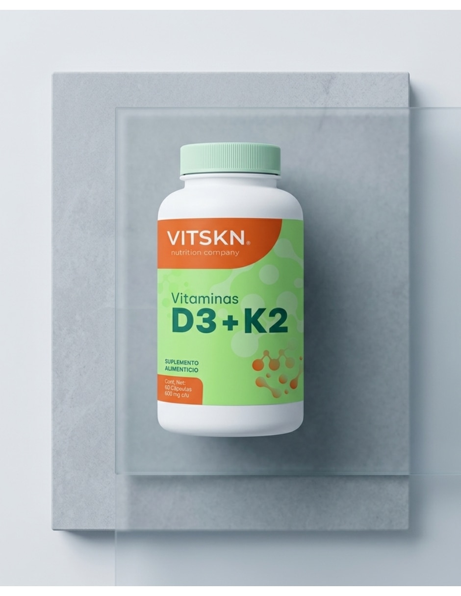 Suplementos alimenticios vitamina D3 y K2 7