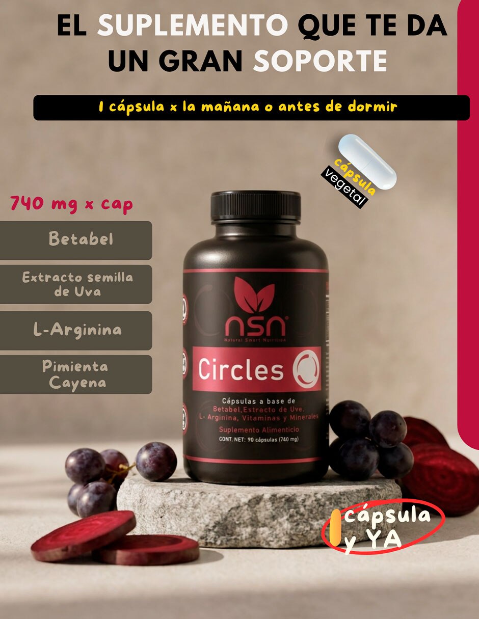 NSN Dynamic Circulation con arginina de 90 cápsulas 3