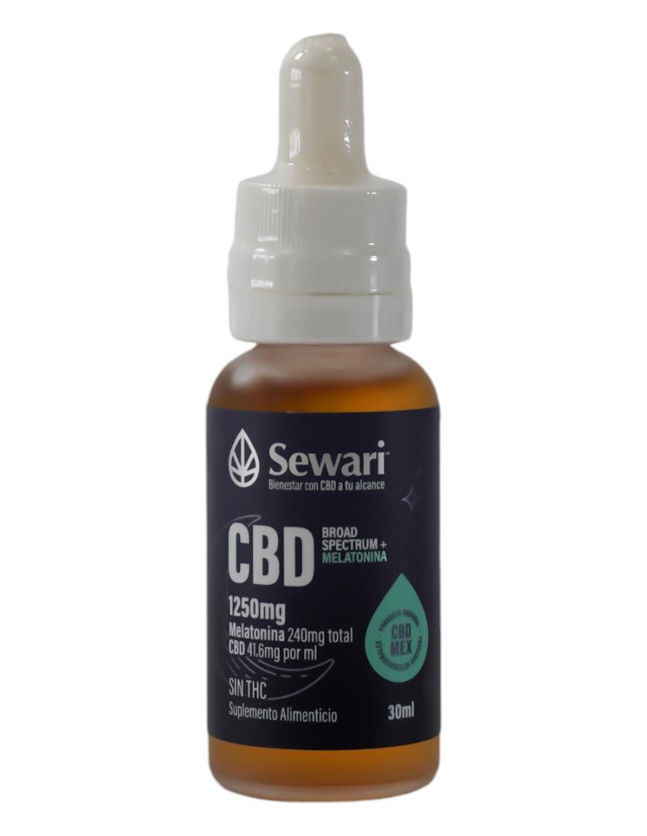 Gotas CBD +Melatonina Sewari sabor coco de 30 ml