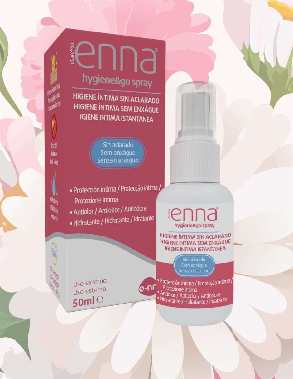 Limpiador íntimo para período menstrual spray