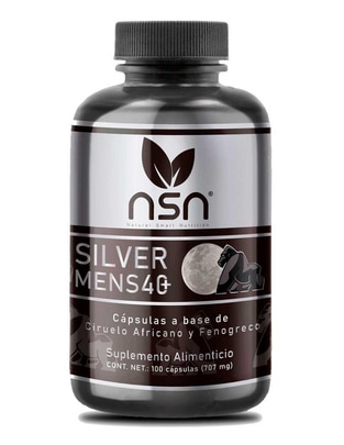 Silver Mens con ginseng de 100 cápsulas